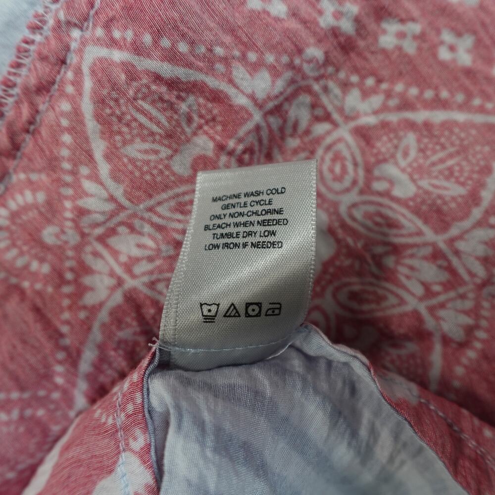 John Mark Top Womens Large Button Front Tunic Pat… - image 5